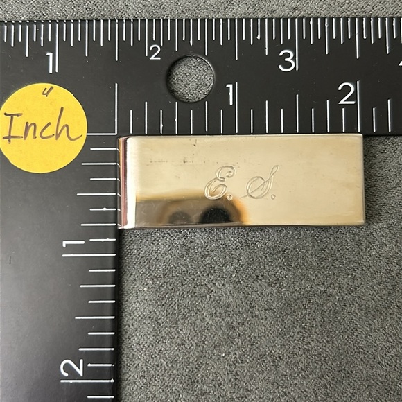 🖤TOWLE®️ E.S. Engraved Customized Money clip - Picture 8 of 8